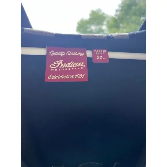 Indian Motorcycle fill zip Holden embroidered jacket-Mens 2XL-Preowned - Picture 5 of 8